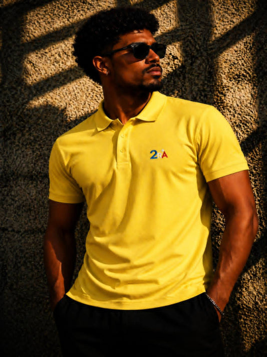 Polo 2RA Jaune — De la Rue au Sommet