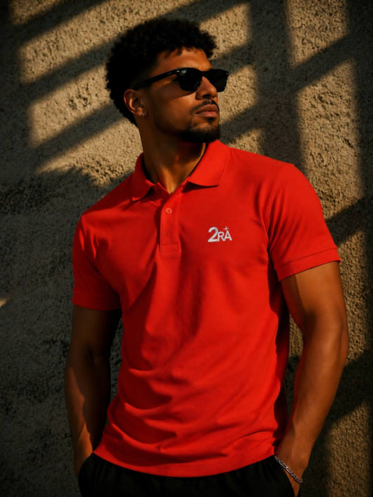 Polo 2RA Rouge — De la Rue au Sommet